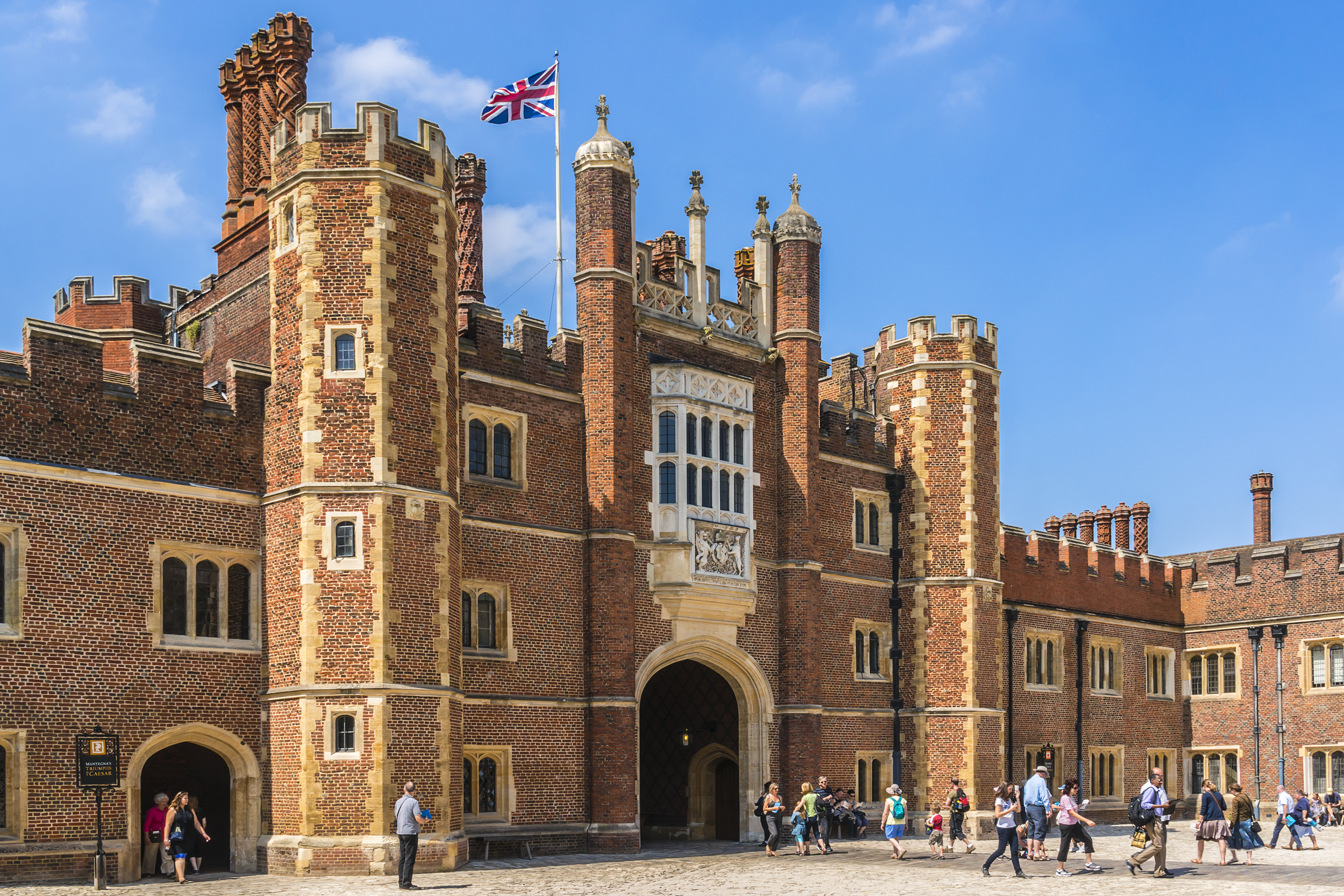 Hampton Court Palace vaar engeland