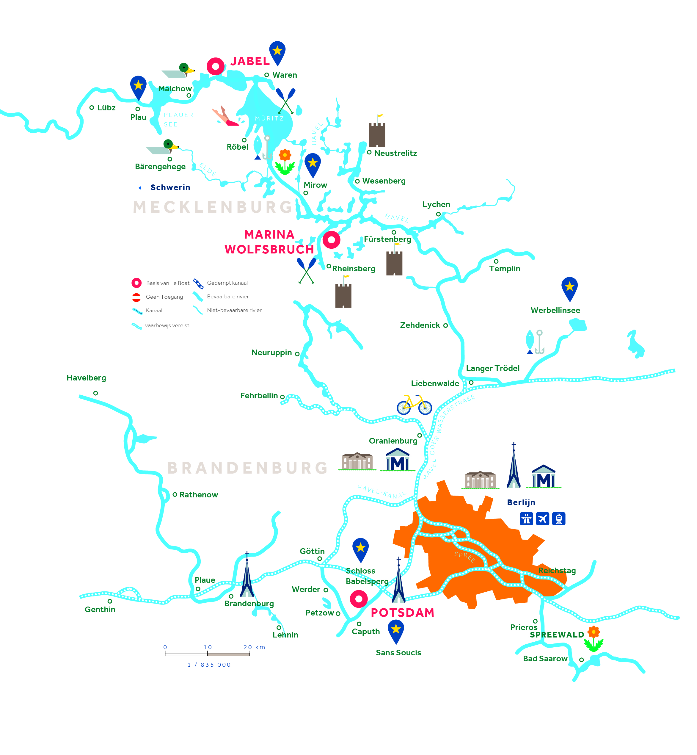vaarkaart duitsland